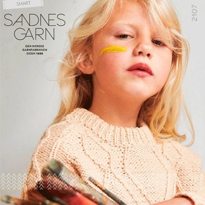 Strikkeopskrifter 2107 fra Sandnes Garn, Smart til barn - KreStoffer