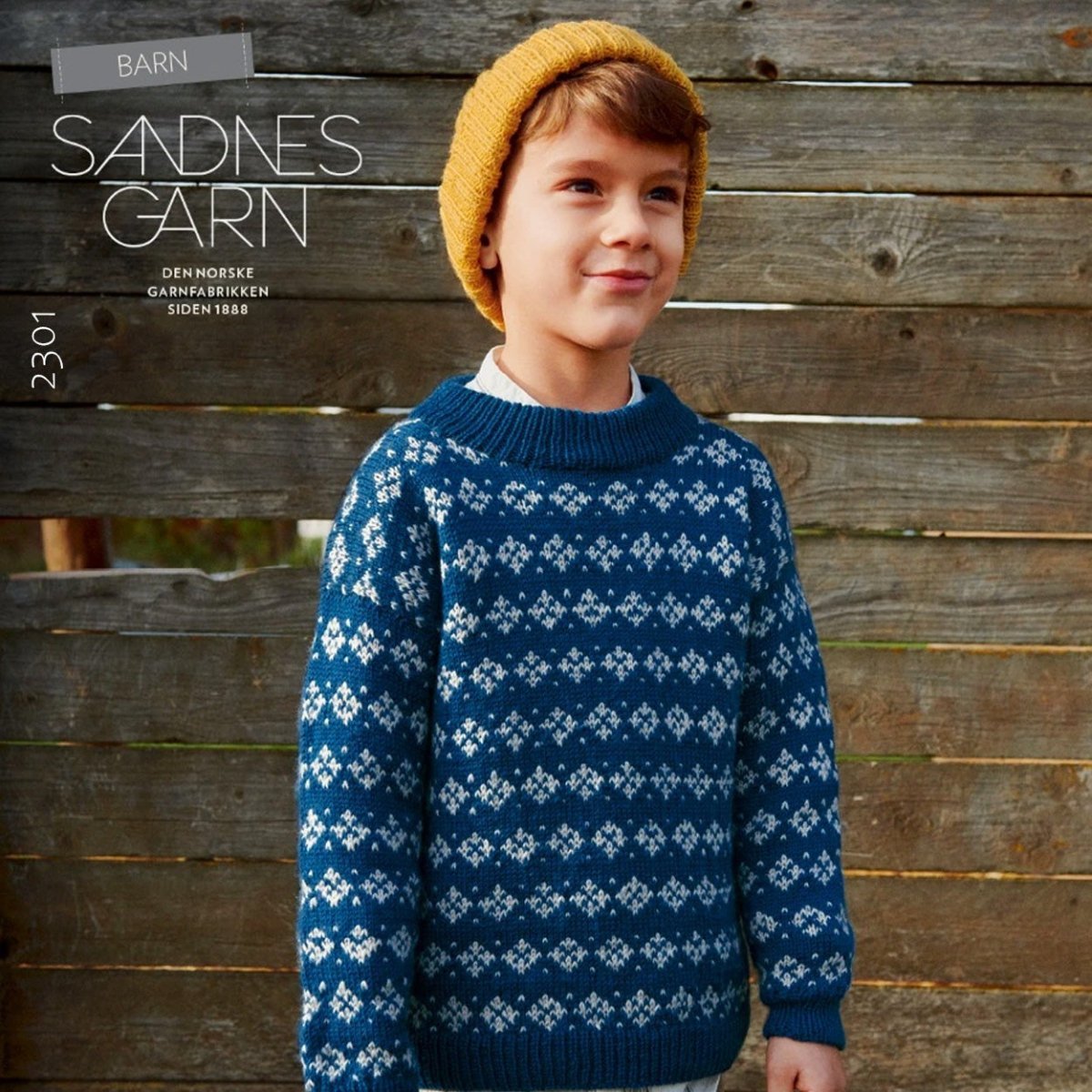 Strikkeopskrifter 2301 fra Sandnes Garn barn