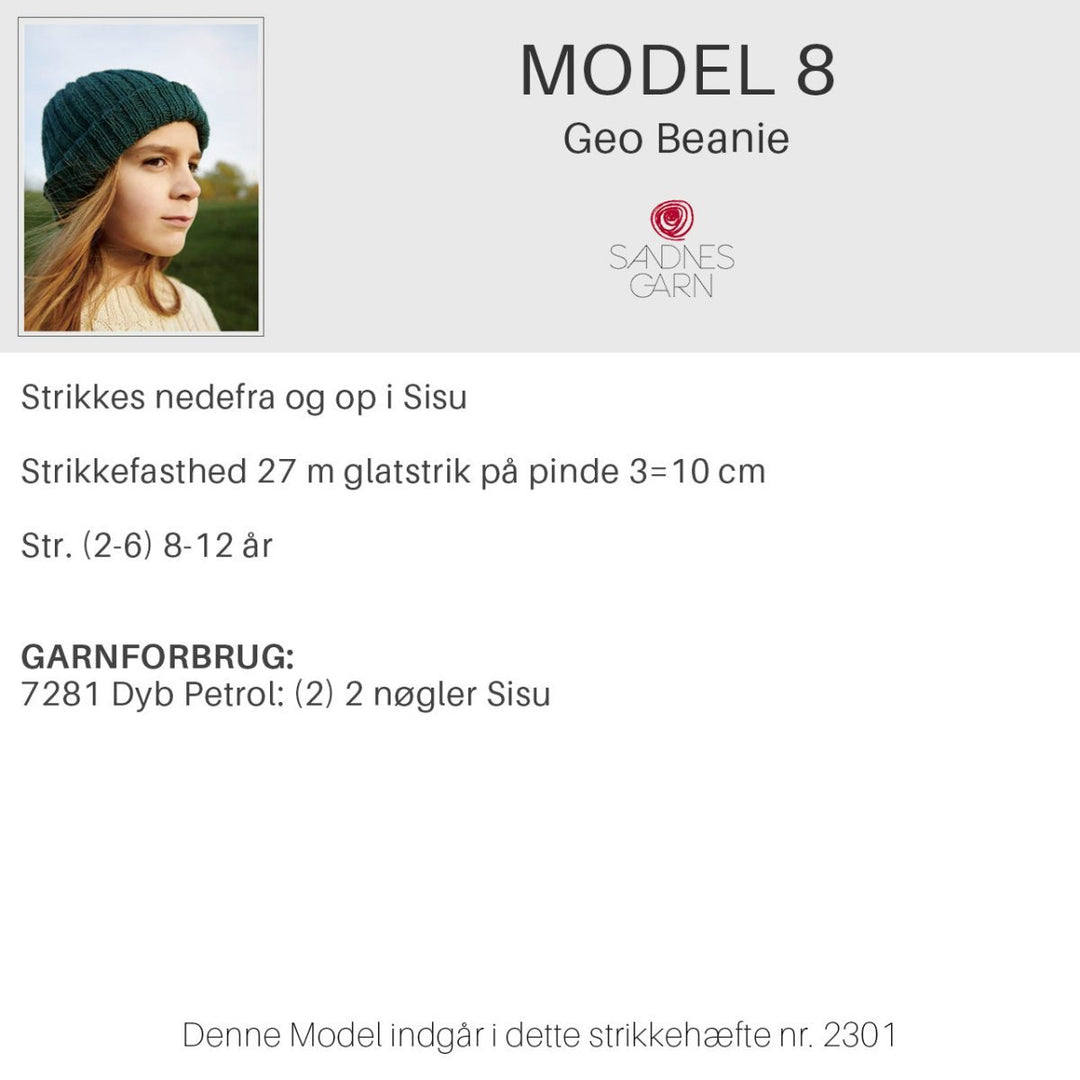 Strikkeopskrifter 2301 fra Sandnes Garn barn HÆFTE 2301-8