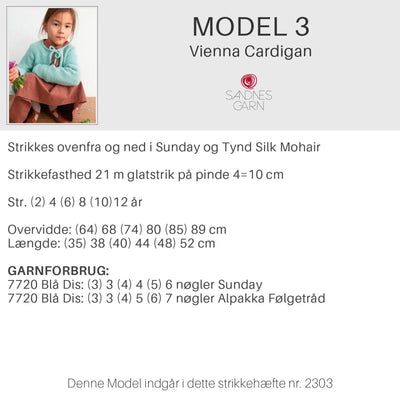 Strikkeopskrifter 2303 fra Sandnes Garn, Blødt til børn - KreStoffer