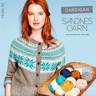 Strikkeopskrifter Tema 43 fra Sandnes Garn