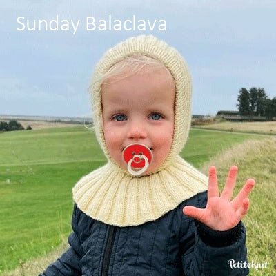 Sunday Balaclava fra PetiteKnit (Opskrift i fysisk papirudgave) - KreStoffer