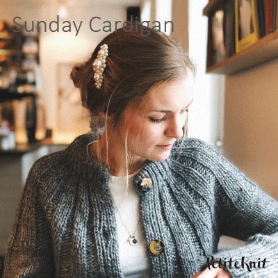 Sunday Cardigan fra PetiteKnit (Opskrift i fysisk papirudgave)