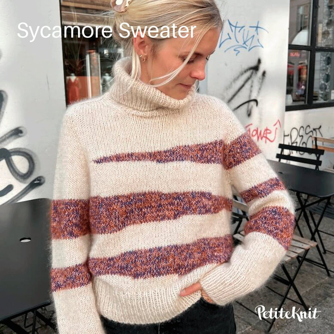 Sycamore Sweater fra PetiteKnit (Opskrift i fysisk papirudgave)