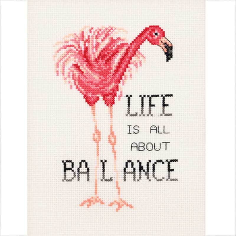 Broderikit - Life is about balance fra Permin - KreStoffer
