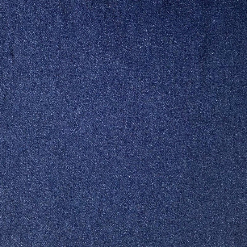 Denim med lidt stræk, marine - KreStoffer