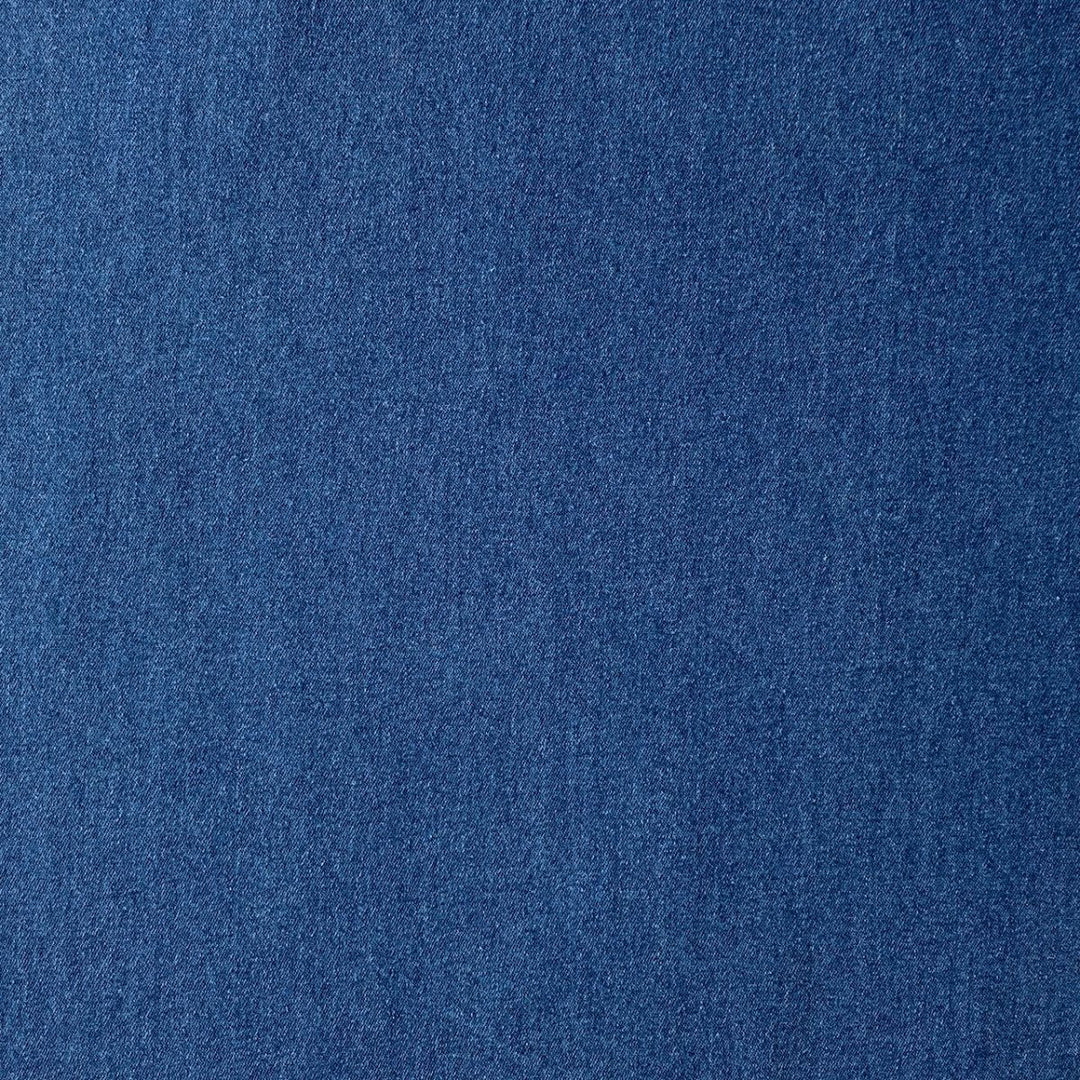 Ensfarvet denim med lidt stræk mellemblå