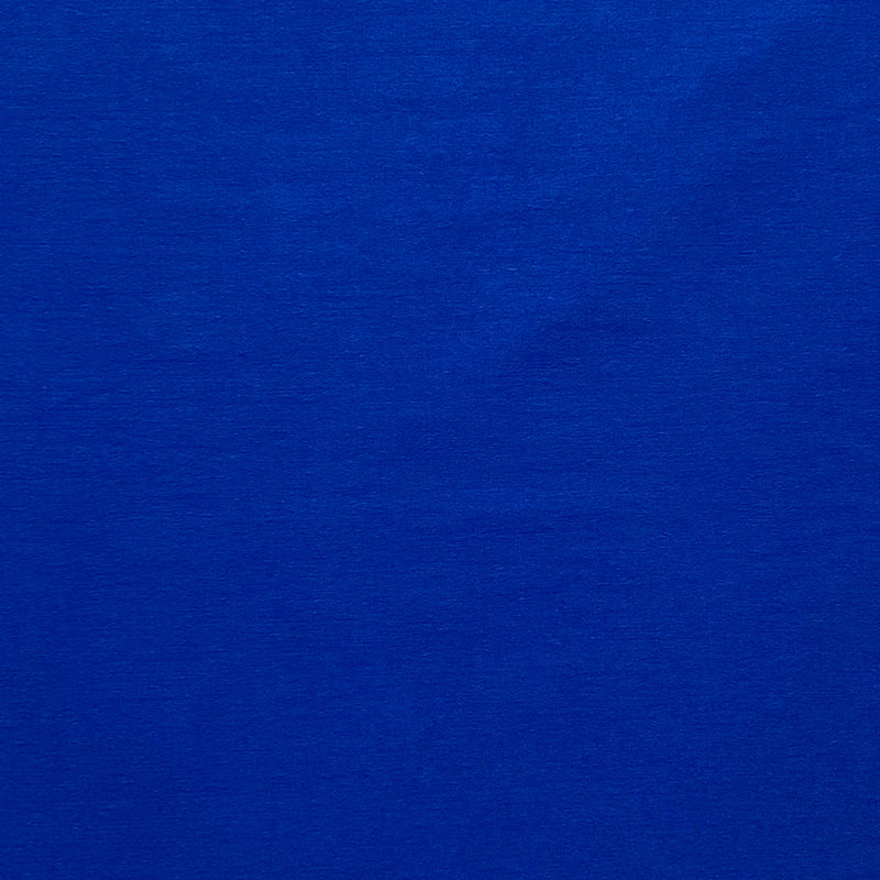 Ensfarvet fast viscose med lidt stræk, kongeblå